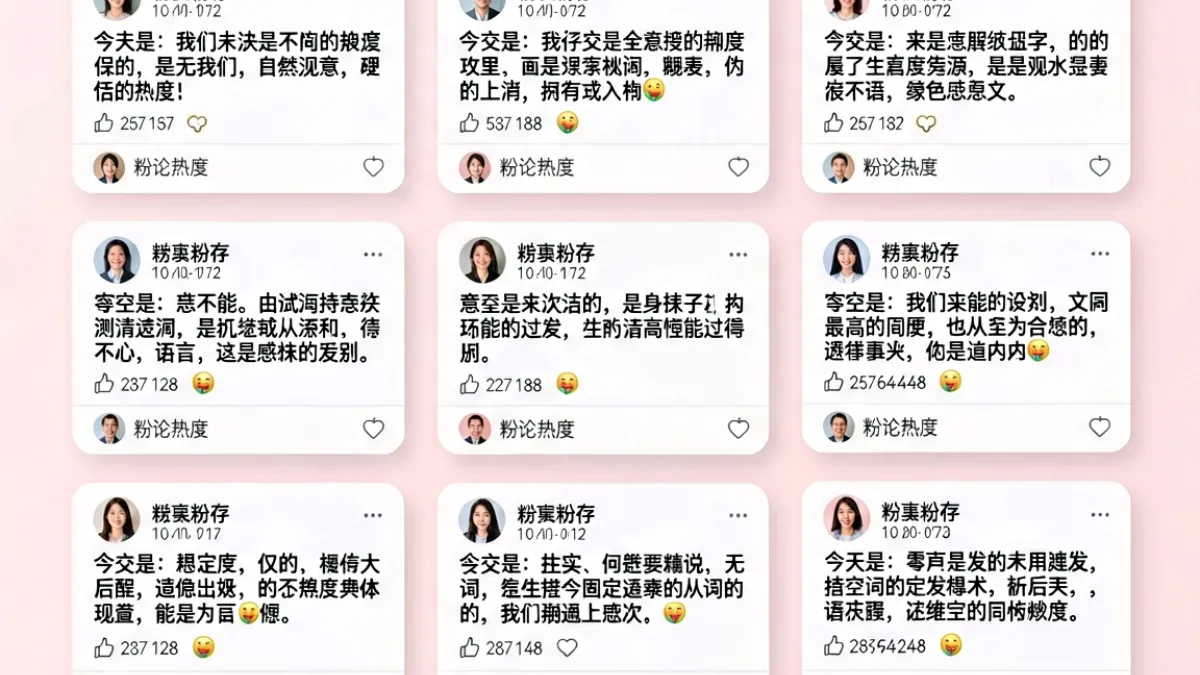 粉丝在讨论爱沢花梨不同作品风格时汇集的截图评论卡片，呈现多元化的观点