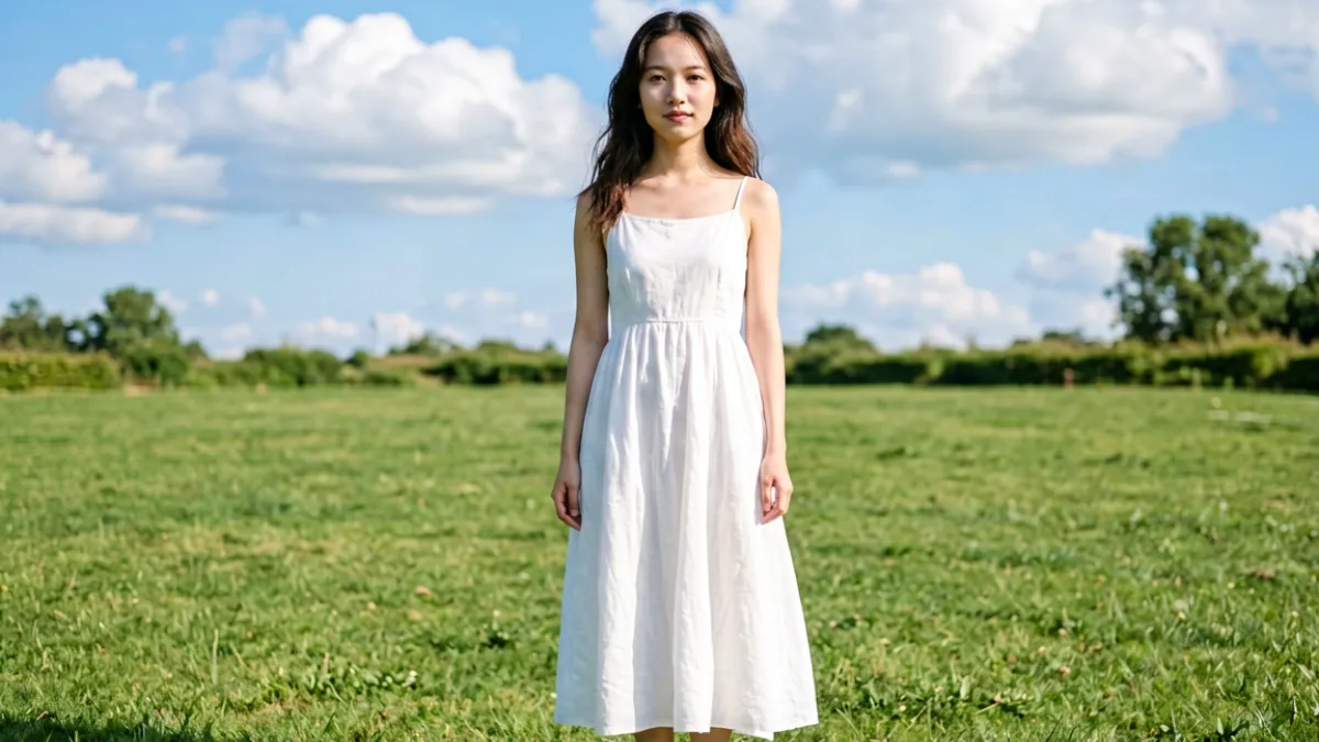 爱沢花梨参与的户外场景作品剧照，阳光下的自然系清新画面令人印象深刻